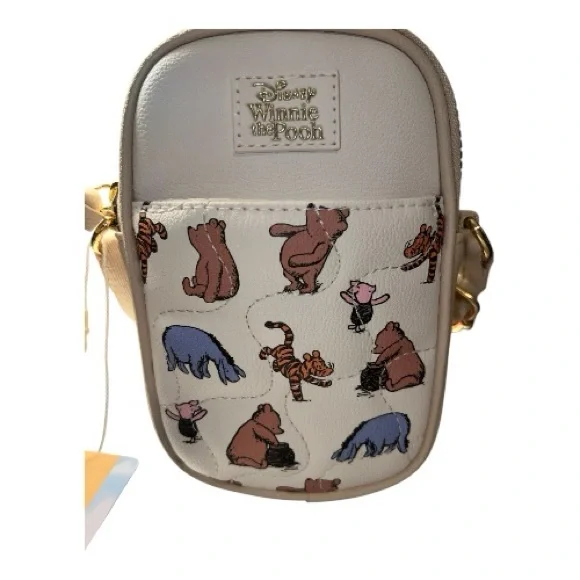 Disney Winnie the Pooh Crossbody Bag - Cream and Brown - Picture 3 of 5